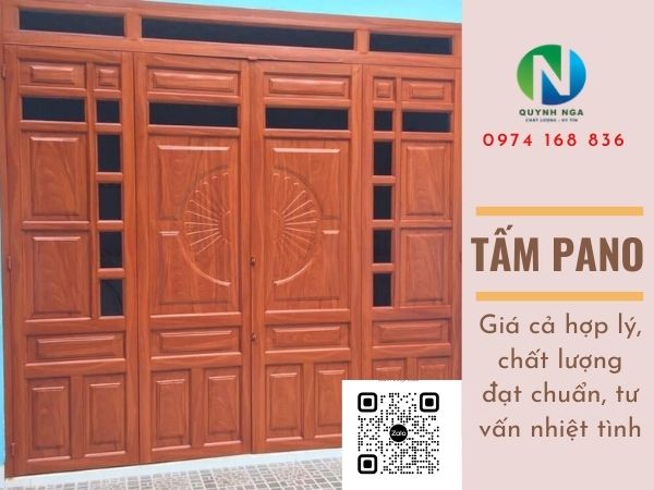 tấm pano cửa sắt